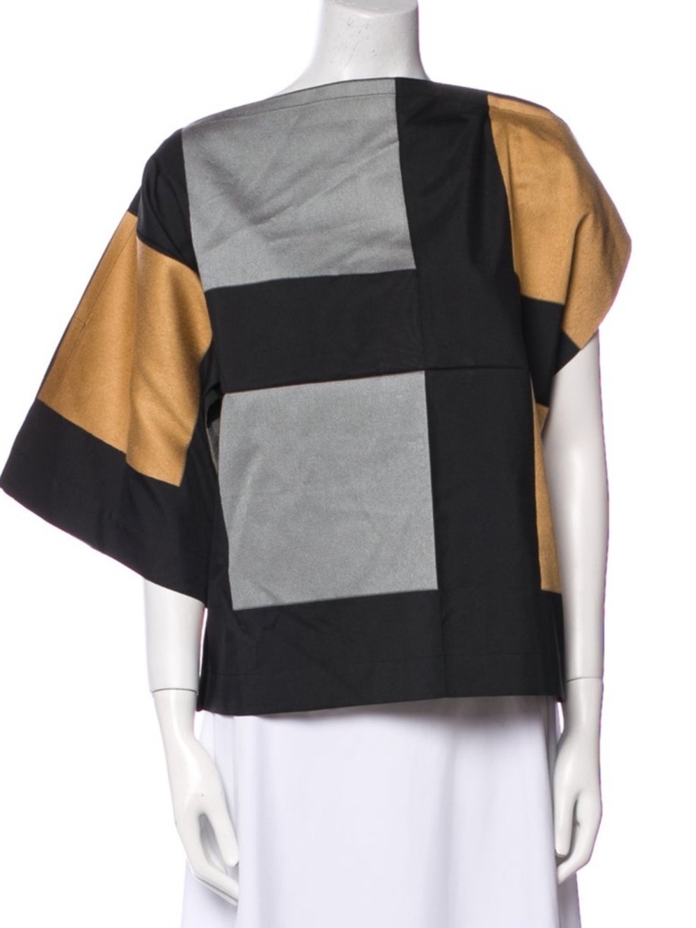 Archival 132 5. Issey Miyake AW17 "Fold Square" Colorblock Top